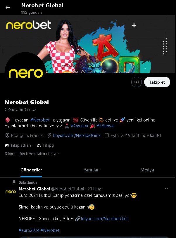 Nerobet Twitter